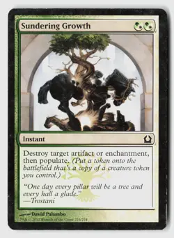 Sundering Growth 223 Common Return to Ravnica Magic: The Gathering Near Mint - Image 1