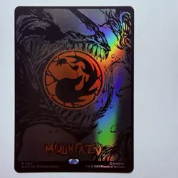 Magic The Gathering Mtg Raised Foil Venom Mountain Secret Lair Near Mint Rare - Image 1