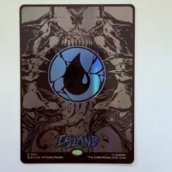 Magic The Gathering Mtg Raised Foil Venom Island Secret Lair Near Mint Rare - Image 1