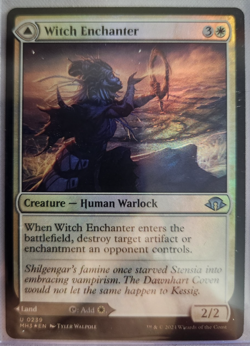 MTG - 2024 Modern Horizons 3 - Witch Enchanter - Foil - Unplayed - Pack 2 sleeve - Image 1