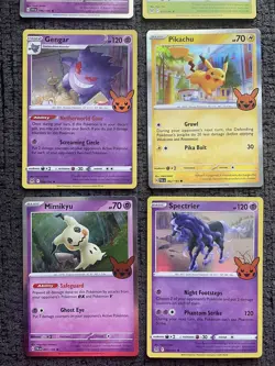 2023 TCG Pokemon HALLOWEEN HOLO Lot🔥🔥Gengar-Pikachu-Mimikyu + More/see Pics - Image 3