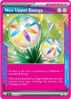 Neo Upper Energy 162/162 ACE SPEC Rare SV05: Temporal Forces Holofoil - Image 1