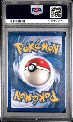 1999 POKEMON FOSSIL #30 ZAPDOS PSA 8 - Image 2