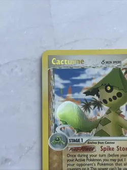 Pokemon Crystal Guardians Reverse Holo Stamped Cacturne Delta Species 15/100 MP - Image 3