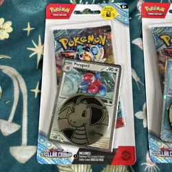 POKEMON TCG STELLAR CROWN CHECKLANE BLISTER PACK ART SET X2 FACTORY SEALED - Image 2
