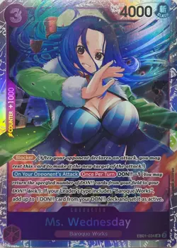 Ms. Wednesday SR EB01-034 - Extra Booster: Memorial Collection - One Piece TCG - Image 1