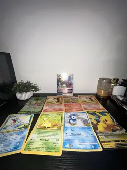 Pokemon TCG BULK 1000+CARDS, TIN INCLUDING 44 REVERSE HOLOS AND 9 JUMBO CARDS NM - Image 2