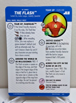 Heroclix: JLU - Justice League United Team-Up card - Flash #020.08 - Image 1