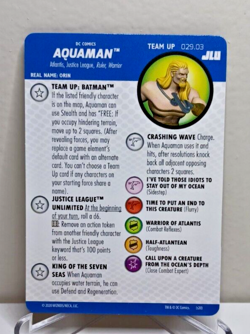 Heroclix: JLU Justice League United Team-Up card - Aquaman #029.03 - Image 1