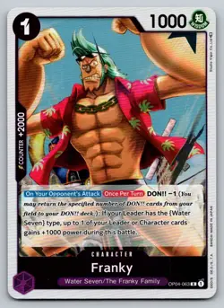 Franky OP04-063 One Piece FOIL Card - Image 1