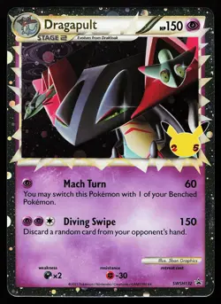 Dragapult Prime SWSH132 Holo Sword & Shield Promo Pokemon Card - Image 1