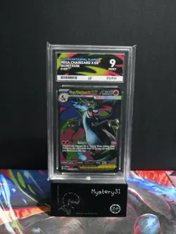 Mega Charizard EX 109/094 ACE 9 Secret Rare Phantasmal Flames Pokemon TCG - Image 1