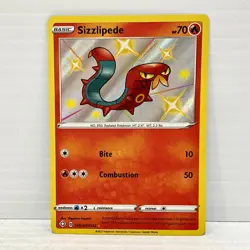 Sizzlipede SV018/SV122 - Pokemon TCG Shining Fates - Shiny Rare NM - Image 1