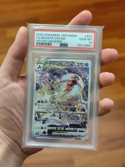 PSA 10 Pokemon card Deoxys Vstar Universe 223/172 SAR Near Mint Japanase - Image 3