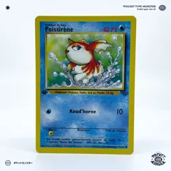 POISSIRENE 53/64 Jungle Edition 1 ED1 VF FR Carte Pokemon - Image 2
