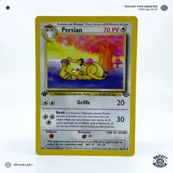 PERSIAN 42/64 Jungle Edition 1 ED1 VF FR Carte Pokemon - Image 2