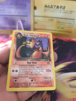 Pokemon Karte Card DARK Charizard Dunkles Glurak Team Rocket English Wotc Exc-NM - Image 2