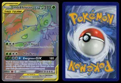 Celebi & Venusaur GX 182/181 Team Up TEU Rainbow Rare Pokemon LP - Image 3
