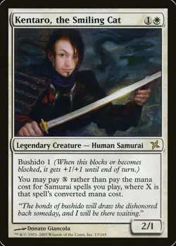 Kentaro, the Smiling Cat - Betrayers of Kamigawa MTG LP - Image 1