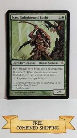 Isao, Enlightened Bushi Betrayers of Kamigawa - Image 1