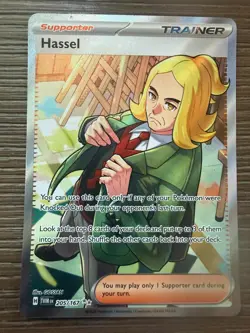 Hassel 205/167 Ultra Rare Twilight Masquerade Pokemon Near Mint - Image 1