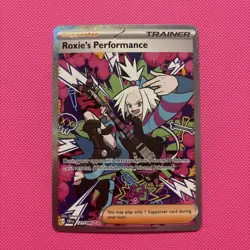 Pokemon TCG Roxie’s Performance 121/086 SIR English CHAOS RISING - ME - Image 1