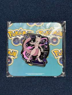 Official 2026 Pokemon GO Fest Lapel Pin featuring Mewtwo - GO Fest Chicago - Image 1