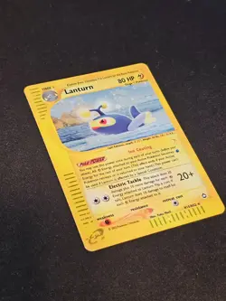 Pokemon TCG Lanturn H15 Holo Aquapolis Mint Near Mint - Image 2