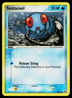 Tentacool 66/92 Common Legend Maker Pokemon Lightly Played - Image 1