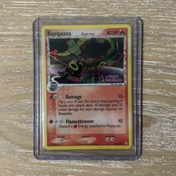 Pokemon: Rayquaza, #26, Holon Phantoms, Reverse Holo, English, 2006, Rare. - Image 1