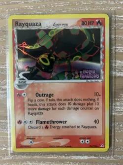 Pokemon: Rayquaza, #26, Holon Phantoms, Reverse Holo, English, 2006, Rare. - Image 3