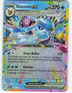Glaceon ex - 26/131 Prismatic Evolutions - Pokemon TCG - 2025 - Image 1