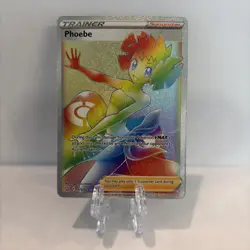 2021 Pokemon FULL ART TRAINER PHOEBE SECRET RARE HOLO 175/163! MINT - Image 1