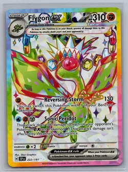 NM FLYGON EX 222/191 SURGING SPARKS ULTRA RARE - Image 1