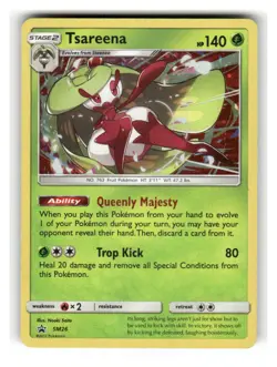 Tsareena - SM26 Holo Promo Sun & Moon Promo Pokemon Holo Lightly Played - Image 1