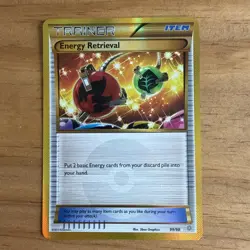 Energy Retrieval 99/98 Gold Secret Rare Pokemon XY Ancient Origins 2015 Holo NM - Image 1