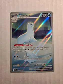 Pokemon Dewgong 97/94 Phantasmal Flames Illustration Rare Near Mint - Image 1