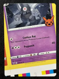 NFC Miscut - Dusclops 070/185 Trick Or Trade 2023 - Error - Pokemon TCG - Image 2