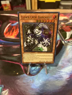 *** CLOWN CREW BIANCAVISO *** 1ST EDITION SECRET RARE BLZD-EN015 YUGIOH! - Image 1
