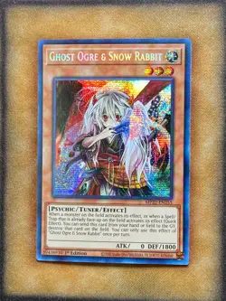 Yugioh Ghost Ogre & Snow Rabbit MP22-EN255 Secret Rare 1st Ed NM - Image 1