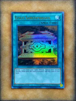 Yugioh Gold Sarcophagus YGLD-ENC26 Ultra Rare 1st Ed LP - Image 1