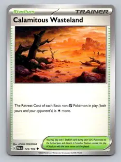 2023 Pokemon Card Paldea Evolved Calamitous Wasteland 175/193 - Image 1