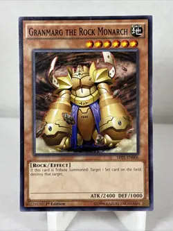 Granmarg the Rock Monarch - SR01-EN006 - Common - 1st Edition YuGiOh! - Image 1