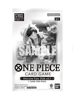 Welcome Pack 2026 Vol 1 - One Piece Card Game Promotion Card Pack C2E2 Sealed - Image 1
