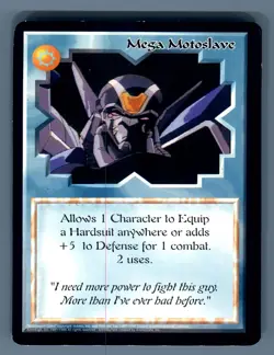 Ani-Mayhem Set Zero Mega Motoslave Card Bubblegum Crisis 1995 - Image 1