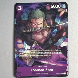 Roronoa Zoro (Welcome Pack Vol. 2) OP09-076 One Piece Promotion Cards Regular - Image 1