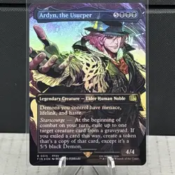 Ardyn, the Usurper FIN FFXV 0315 Borderless Magic: The Gathering Foil NM English - Image 4