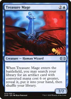 Treasure Mage [Double Masters] Foil Near Mint - Image 1