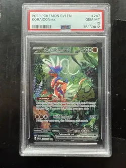 Pokemon Koraidon ex 247/198 SV01: Scarlet & Violet Base Set Holo PSA 10 - Image 1