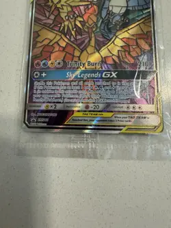Sealed Pokemon TCG Moltres Zapdos Articuno GX SM210 Stained Glass Promos Holo - Image 3